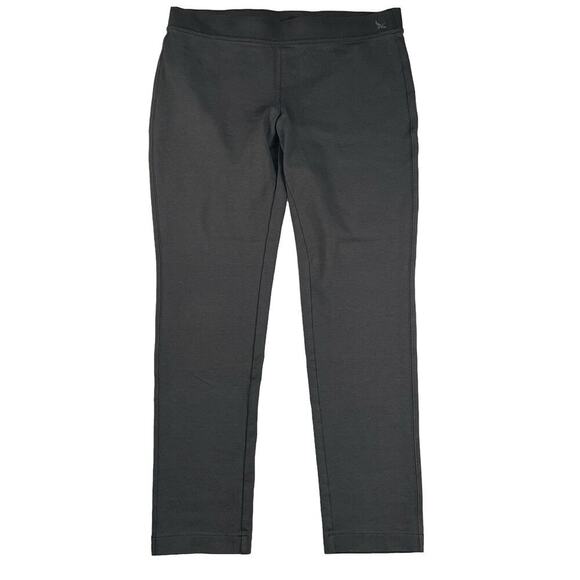 Eddie Bauer Pull On Cotton/Modal Ponte Sport Pants Charcoal Gray Size 12 - Picture 1 of 9